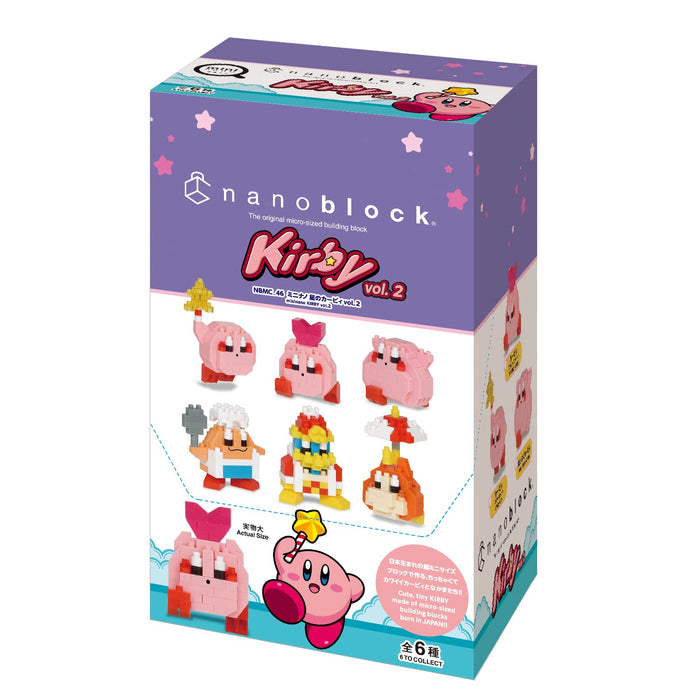 Nanoblock Mini Nano Kirby&S Dream Land Vol.2 (Box) Nbmc_46S 1Box = 6 Pieces, 6 Types In Total