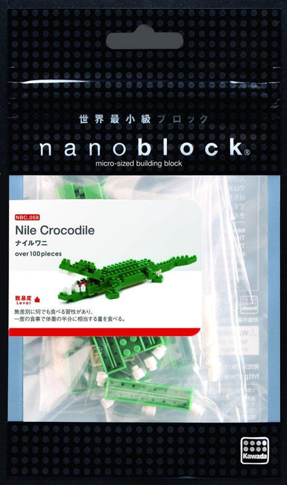 KAWADA Nbc-058 Nanoblock Nile Crocodile