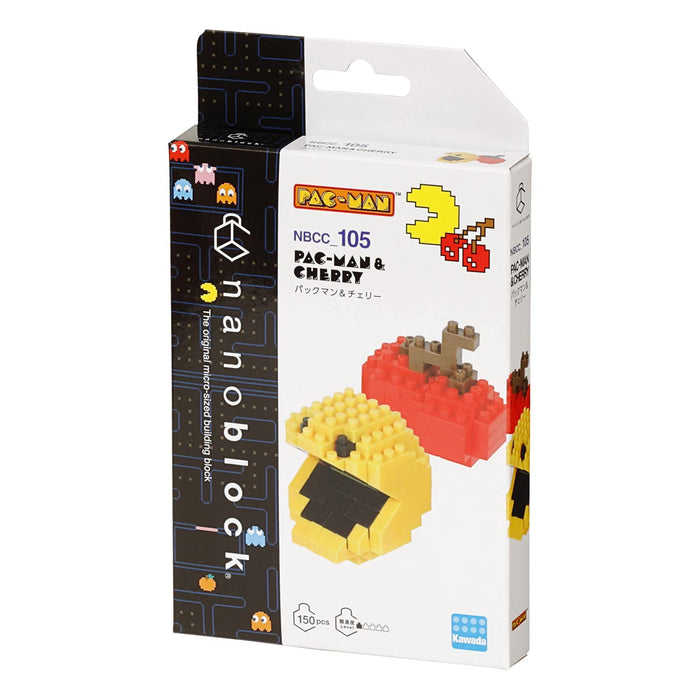 KAWADA Nbcc-105 Nanoblock Pac-Man Pac-Man &amp; Cerise