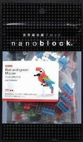 Nanoblock Ara rouge et vert