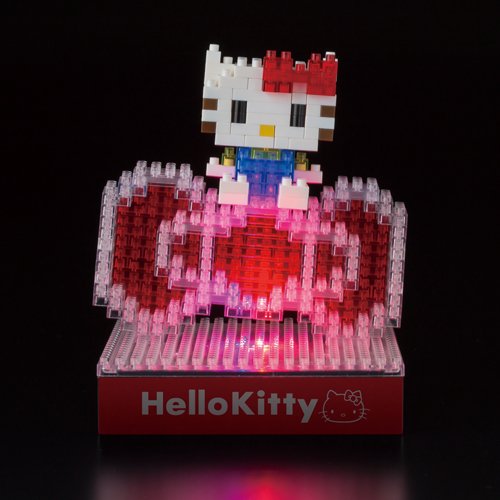 KAWADA Nbh-078 Nanoblock Led Sanrio Hello Kitty und Big Ribbon