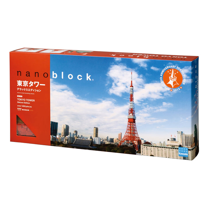 KAWADA Nb-018 Nanoblock Tokyo Tower Deluxe Edition
