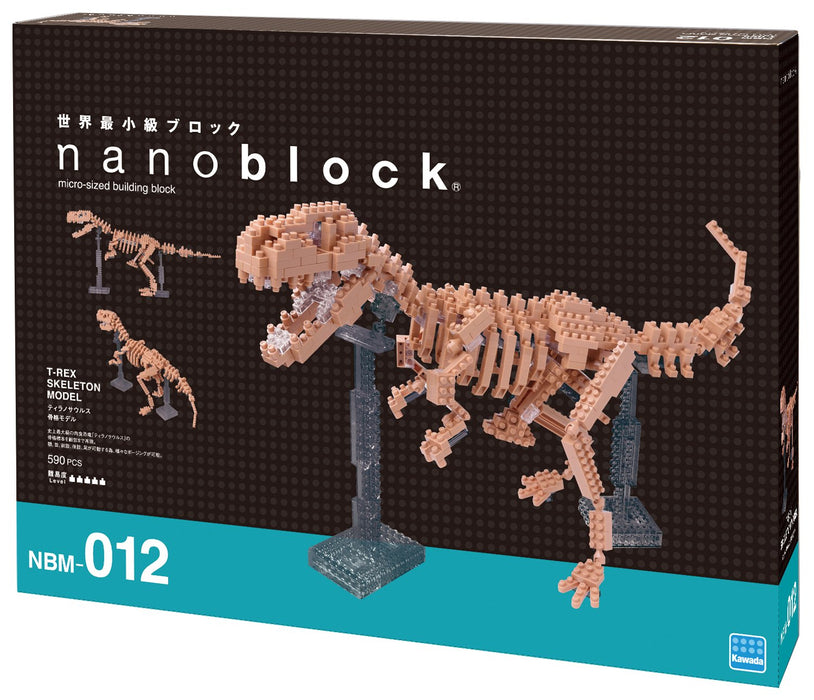 KAWADA Nbm-012 Nanoblock T-Rex Skelettmodell