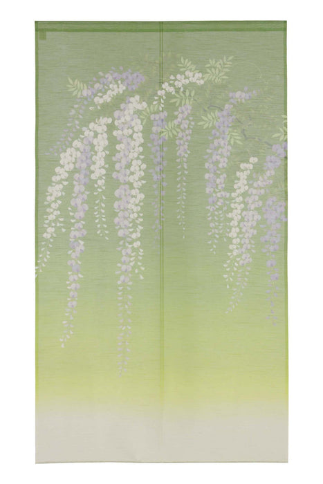 Narumikk Japanese Style Noren Wisteria 150Cm Length Tokyo Japan 17-549