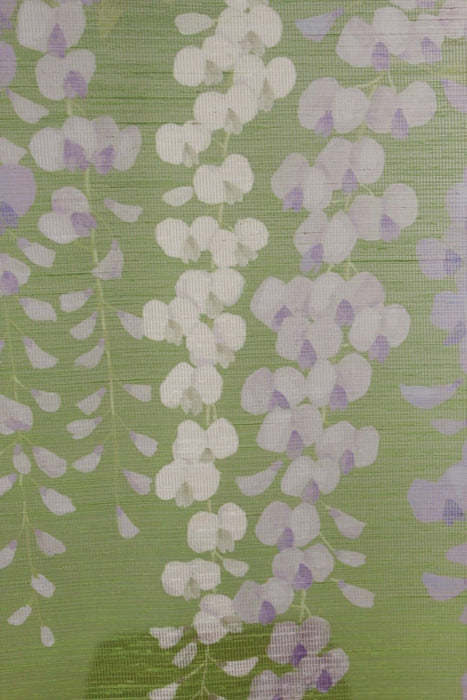 Narumikk Japanese Style Noren Wisteria 150Cm Length Tokyo Japan 17-549