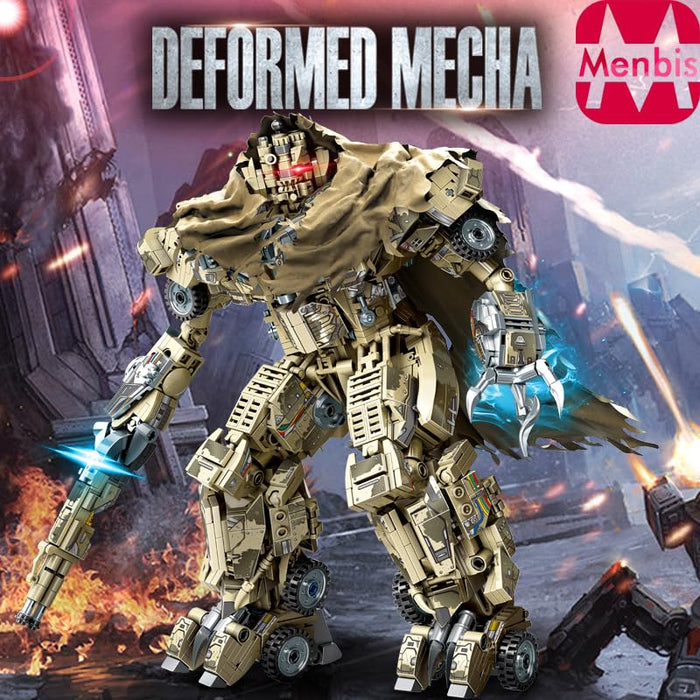 Narwhals Menbis Transformer 1457-Piece Megaligator Block Kit Megatron Battle Form