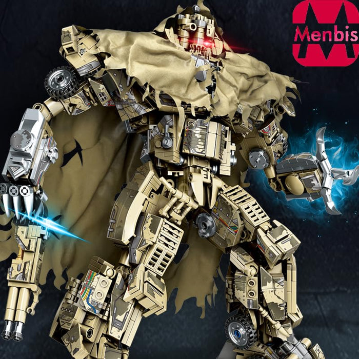 Narwhals Menbis Transformer 1457-Piece Megaligator Block Kit Megatron Battle Form