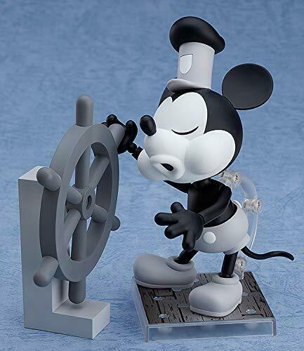 Nendoroid 1010a Steamboat Willie Mickey Mouse: 1928 Ver. Schwarz-Weiß-Abbildung