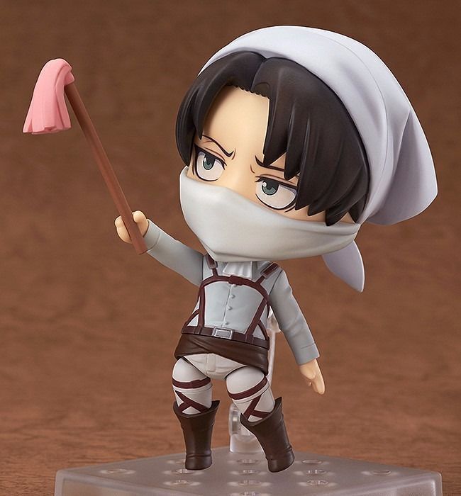 Nendoroid 417 Attack On Titan Levi Cleaning Ver. Figure Good Smile Company