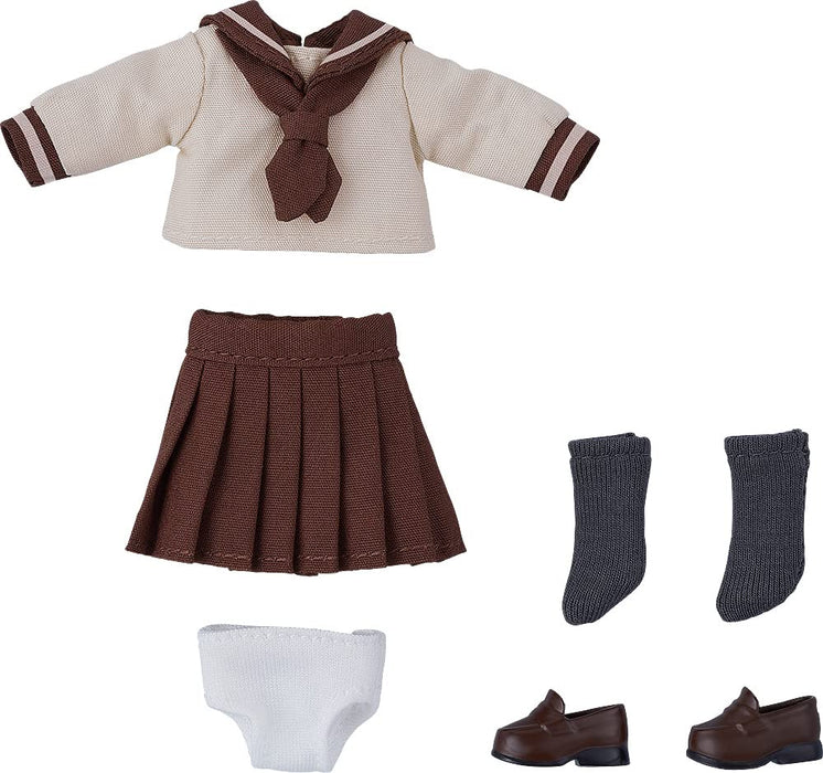 Good Smile Company Beige Long Sleeve Sailor Uniform Nendoroid Doll Outfit Set