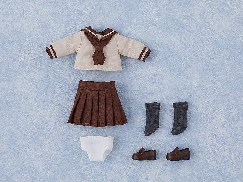 Good Smile Company Beige Long Sleeve Sailor Uniform Nendoroid Doll Outfit Set