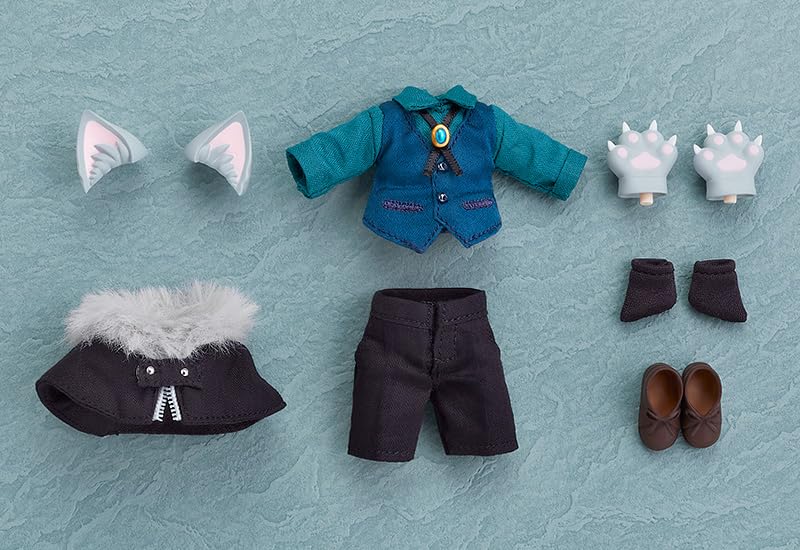 Good Smile Company Nendoroid Doll Wolf-Kun Ash Painted Figure
