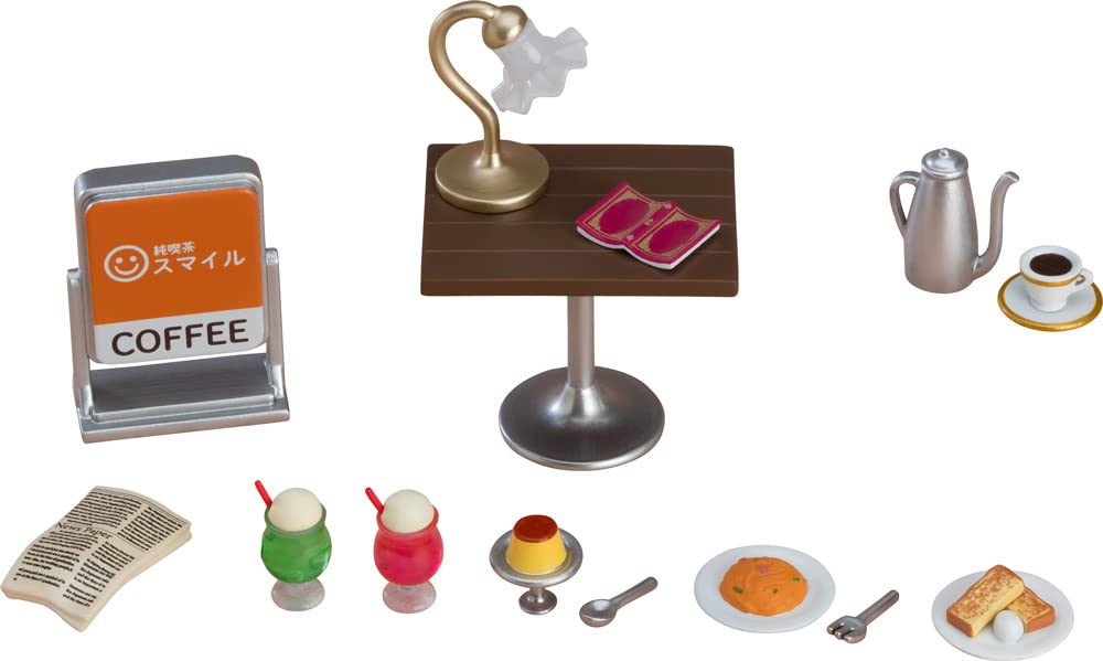 Nendoroid More Parts Collection Coffee Shop Non-Scale Plastic Pre-Painted Trading Figures Box Of 6