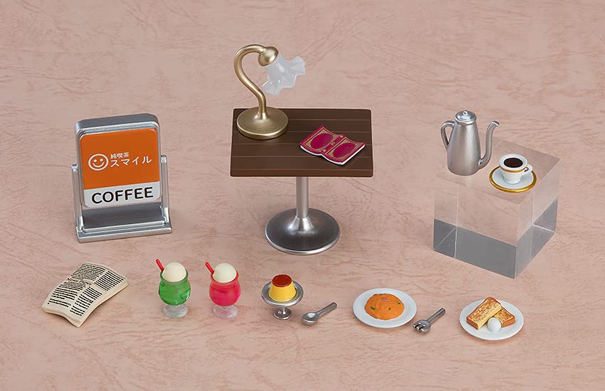Nendoroid More Parts Collection Coffee Shop Non-Scale Plastic Pre-Painted Trading Figures Box Of 6