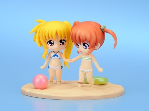 Figurine Nendoroid Petite Nanoha &amp; Fate Summer Memories Good Smile Company