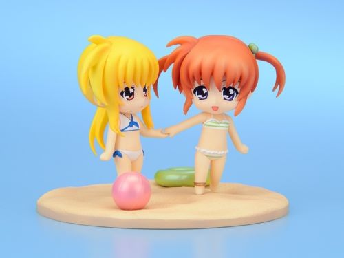 Figurine Nendoroid Petite Nanoha &amp; Fate Summer Memories Good Smile Company