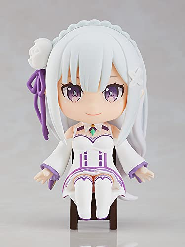 Nendoroid Swaccao ! Re:Zero -Starting Life In Another World- Emilia Non-Scale Plastic Painted Action Figure Violet G12664