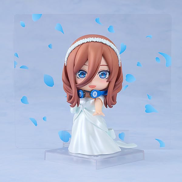 Good Smile Company Nendoroid Miku Nakano Wedding Dress Figure: Quintessential Quintuplets Non-Scale Plastic