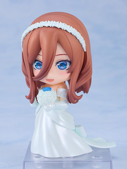 Good Smile Company Nendoroid Miku Nakano Wedding Dress Figure: Quintessential Quintuplets Non-Scale Plastic
