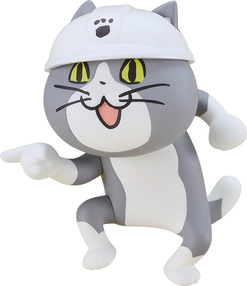 GOOD SMILE COMPANY Nendoroid Work Cat Movable Figure Non-Scale Plastic Painted