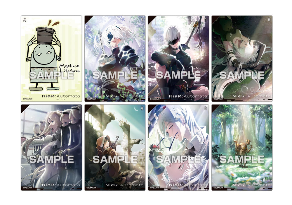 Ensky Japan Nier Automata Ver1.1A Clear Card Collection Gum 16 Pieces Candy Toy/Gum First Prod. Limited Box