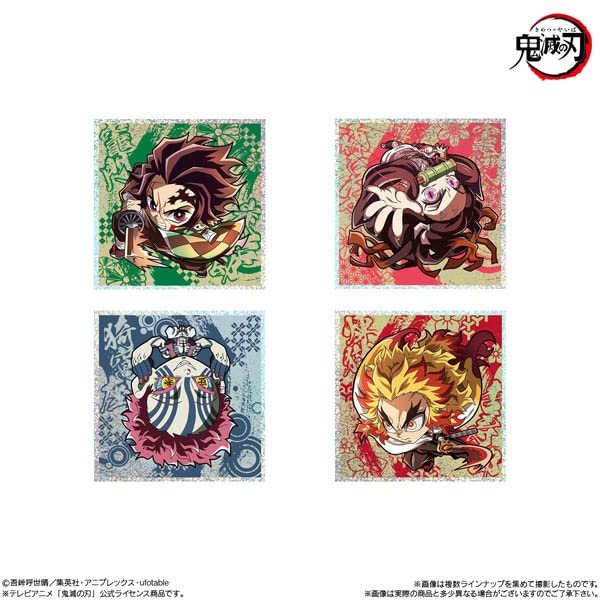 BANDAI Candy Niformation Demon Slayer: Kimetsu No Yaiba Deforme Sticker Wafer Vol.9 20Pcs Box
