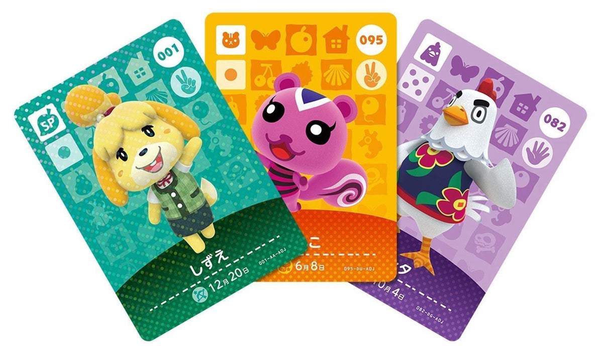 Nintendo Amiibo Animal Crossing Card Vol. 1 50 Packs Box Trading Cards Japan
