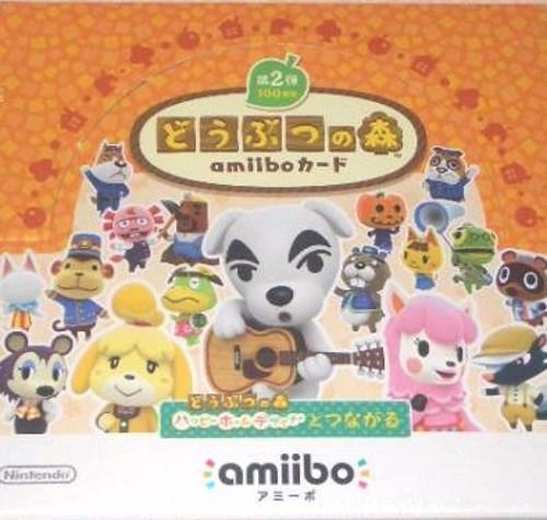 Nintendo Amiibo Animal Crossing Card Vol 2 50 Packs Box Trading Cards Japan - Japan Figure