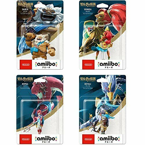 Nintendo Amiibo Breath Of The Wild The Legend Of Zelda Series Set Of 4 - Japan Figure