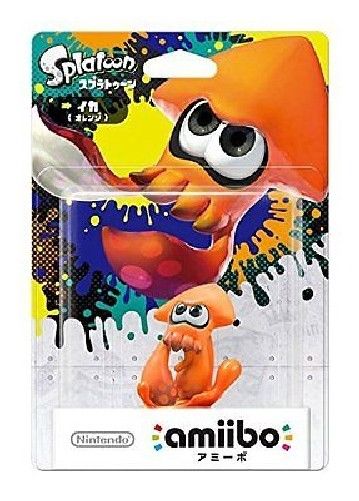 Nintendo Amiibo Inkling Squid Ika Orange Splatoon 3ds Wii U Accessories