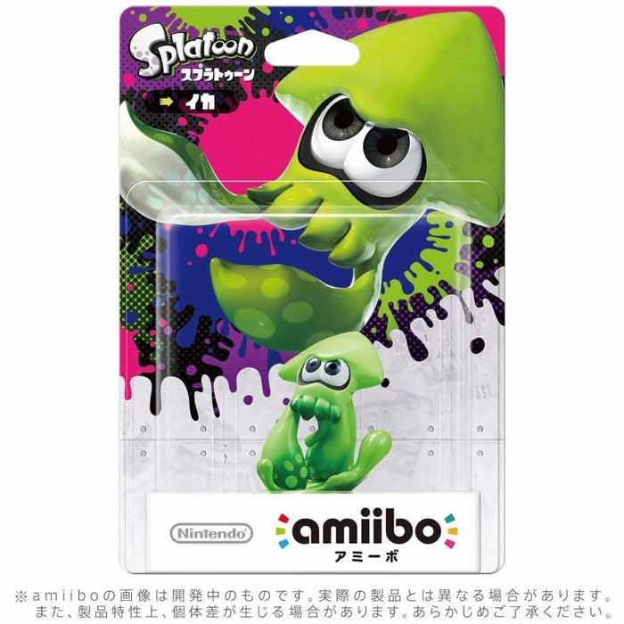 Nintendo Amiibo Inkling Squid Ika Splatoon 3ds Wii U Accessories Japan