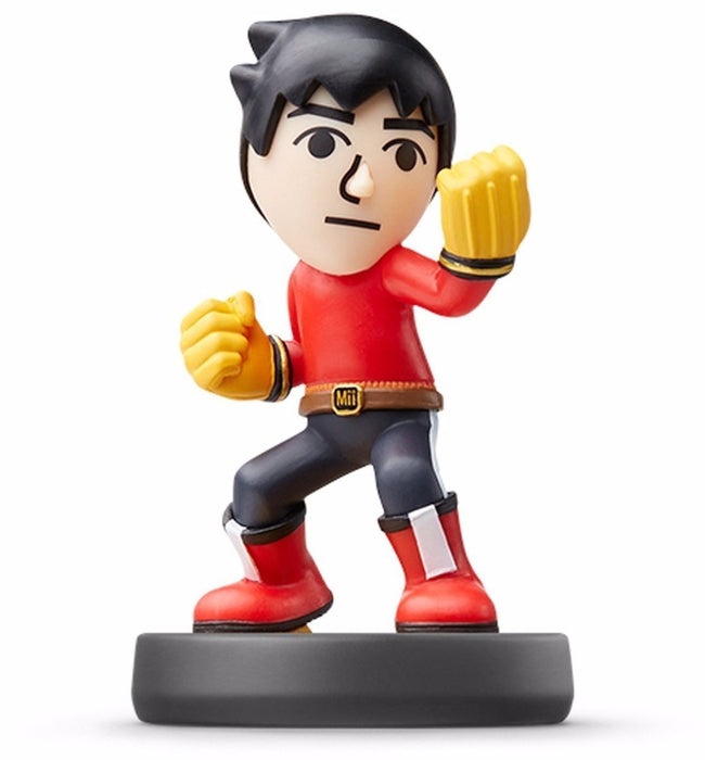 Nintendo Amiibo Mii Brawler Fighter Super Smash Bros. 3ds Wii U Accessories - Japan Figure