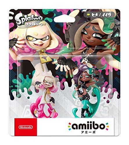 Nintendo Amiibo Splatoon Off The Hook Set Pearl & Marina 3ds Wii U Switch - Japan Figure