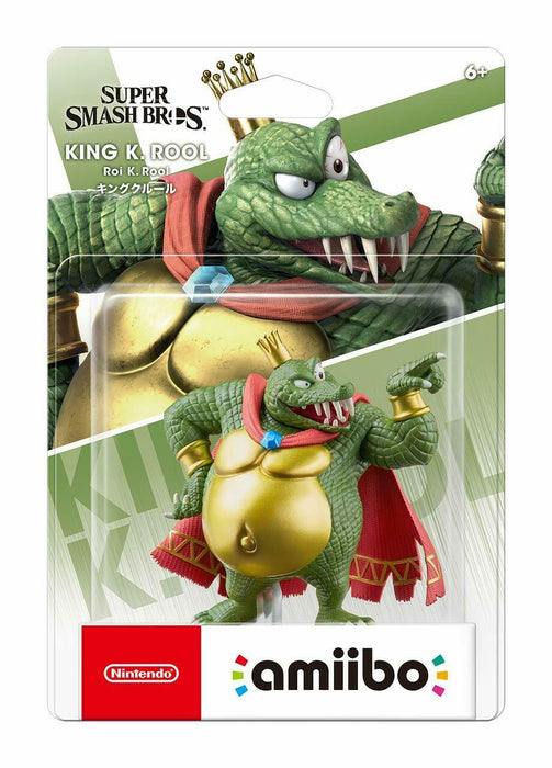 Nintendo Amiibo Super Smash Bros. King K. Rool Roi K. Rool Wii Switch