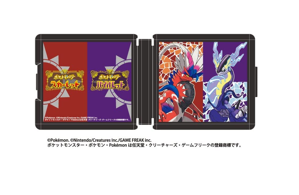 Game Card Case Nintendo Switch Koraidon And Miraidon V2 Pokémon Scarlet Violet