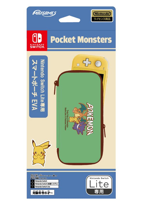 [Produit sous licence Nintendo] Pochette intelligente dédiée Nintendo Switch Lite Eva Pokemon Style rétro