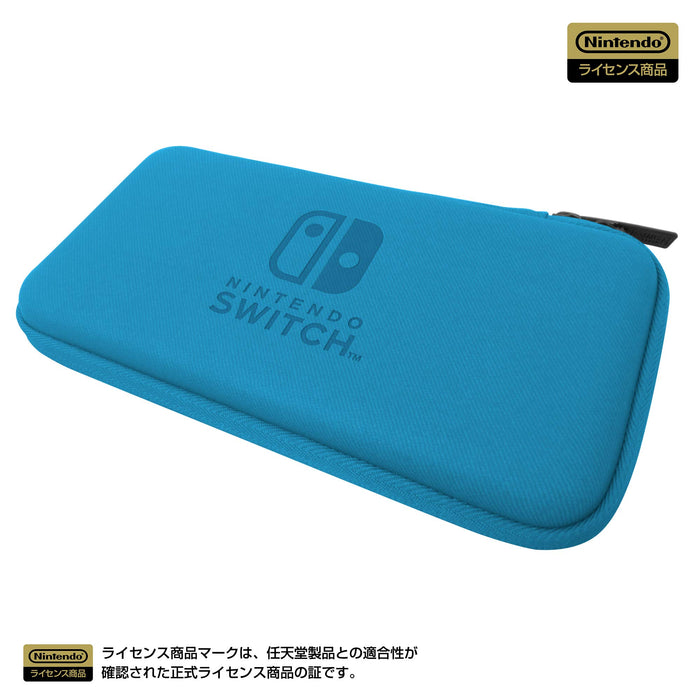 HORI Slim Hard Pouch Pour Nintendo Switch Lite Bleu