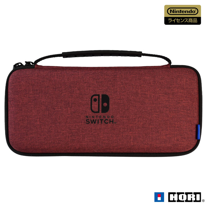 HORI Slim Hard Pouch Plus For Nintendo Switch / Nintendo Switch Oled Model Red