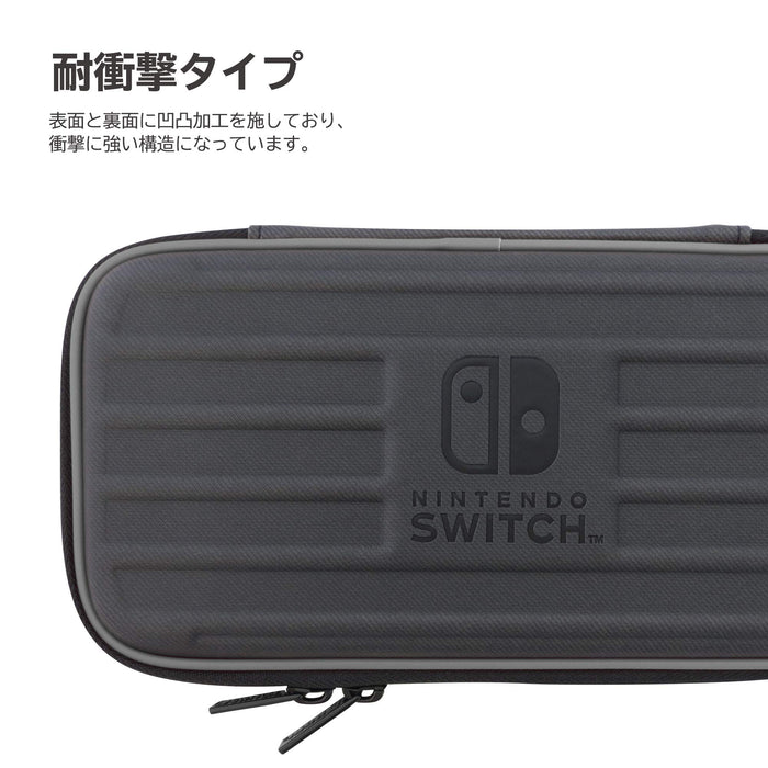 HORI Hard Pouch For Nintendo Switch Lite Black X Blue