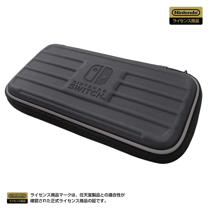 HORI Hard Pouch für Nintendo Switch Lite Schwarz X Grau
