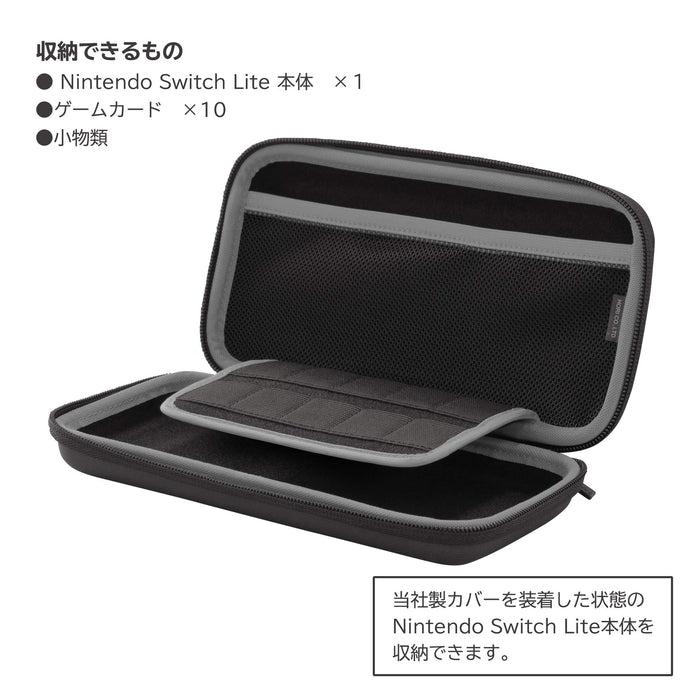 HORI Hard Pouch For Nintendo Switch Lite Black X Red