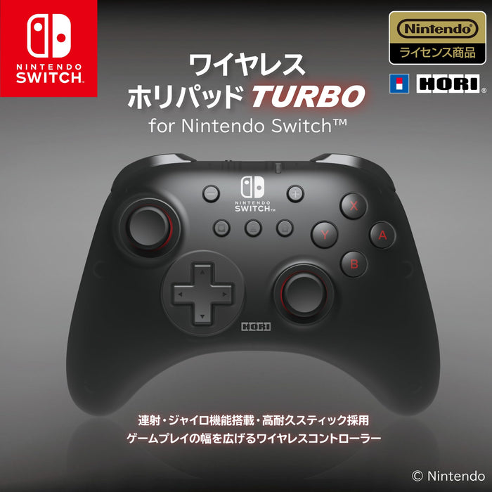 Nintendo Switch Hori Wireless Horipad Turbo w/ Gyro & Rapid Fire Hold