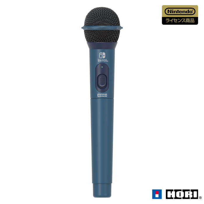 Hori Wireless Karaoke Microphone Blue For Nintendo Switch & Pc - Japan Licensed