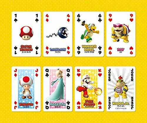 Cartes à jouer Nintendo Mario Nap-05 Illustrations de personnages