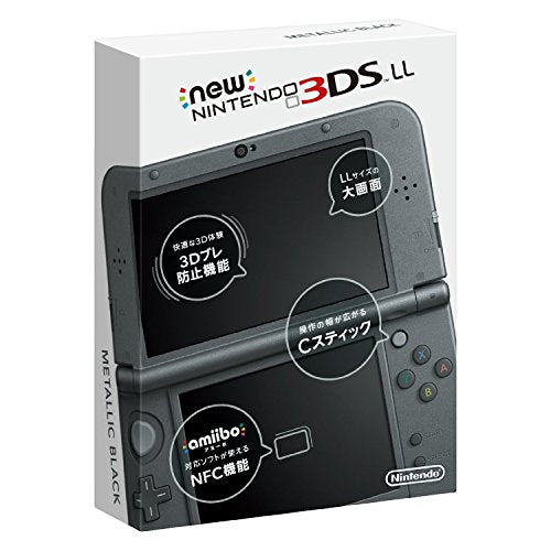 Nintendo New Nintendo 3Ds Ll Metallisch Schwarz Neu