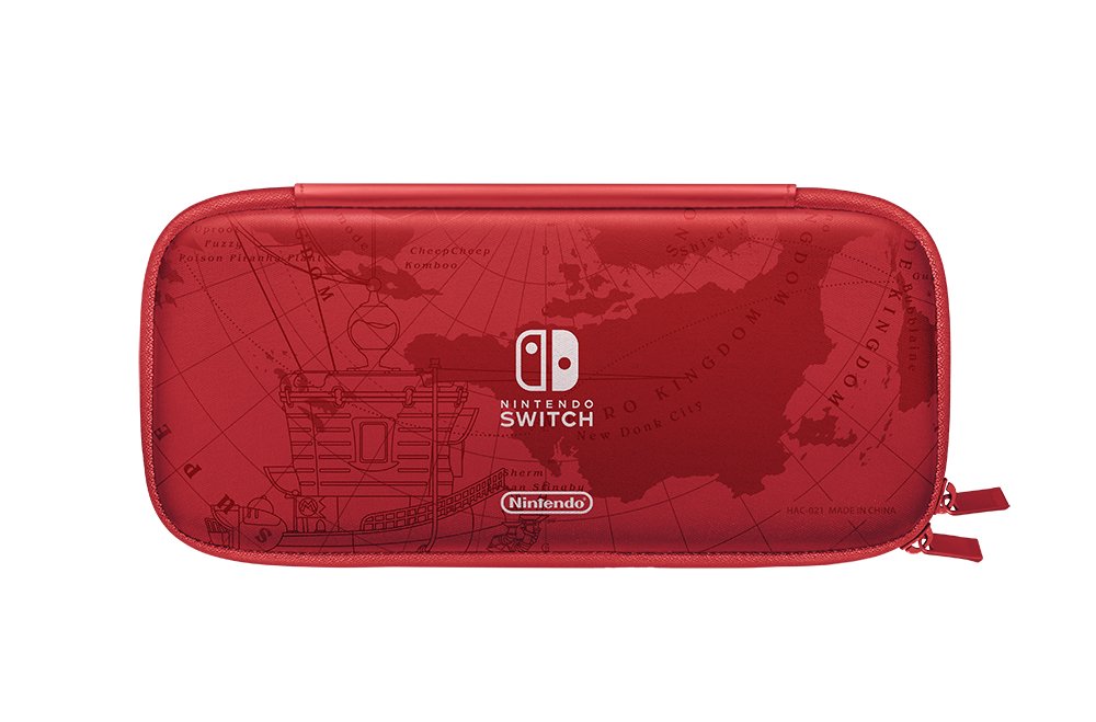 NINTENDO Switch Carrying Case Super Mario Odissey W/ Screen Protective Sheet