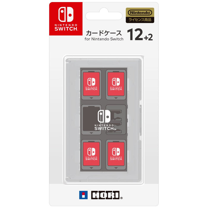 HORI Game Card Case 12+2 Blanc Pour Nintendo Switch