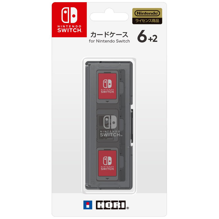 HORI Game Card Case 6+2 Noir Pour Nintendo Switch
