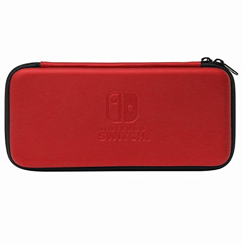 HORI Slim Hard Pouch Rot für Nintendo Switch