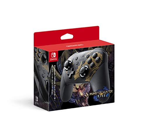Nintendo Switch Pro Controller Monster Hunter Rise Edition - New Japan Figure 4902370547627